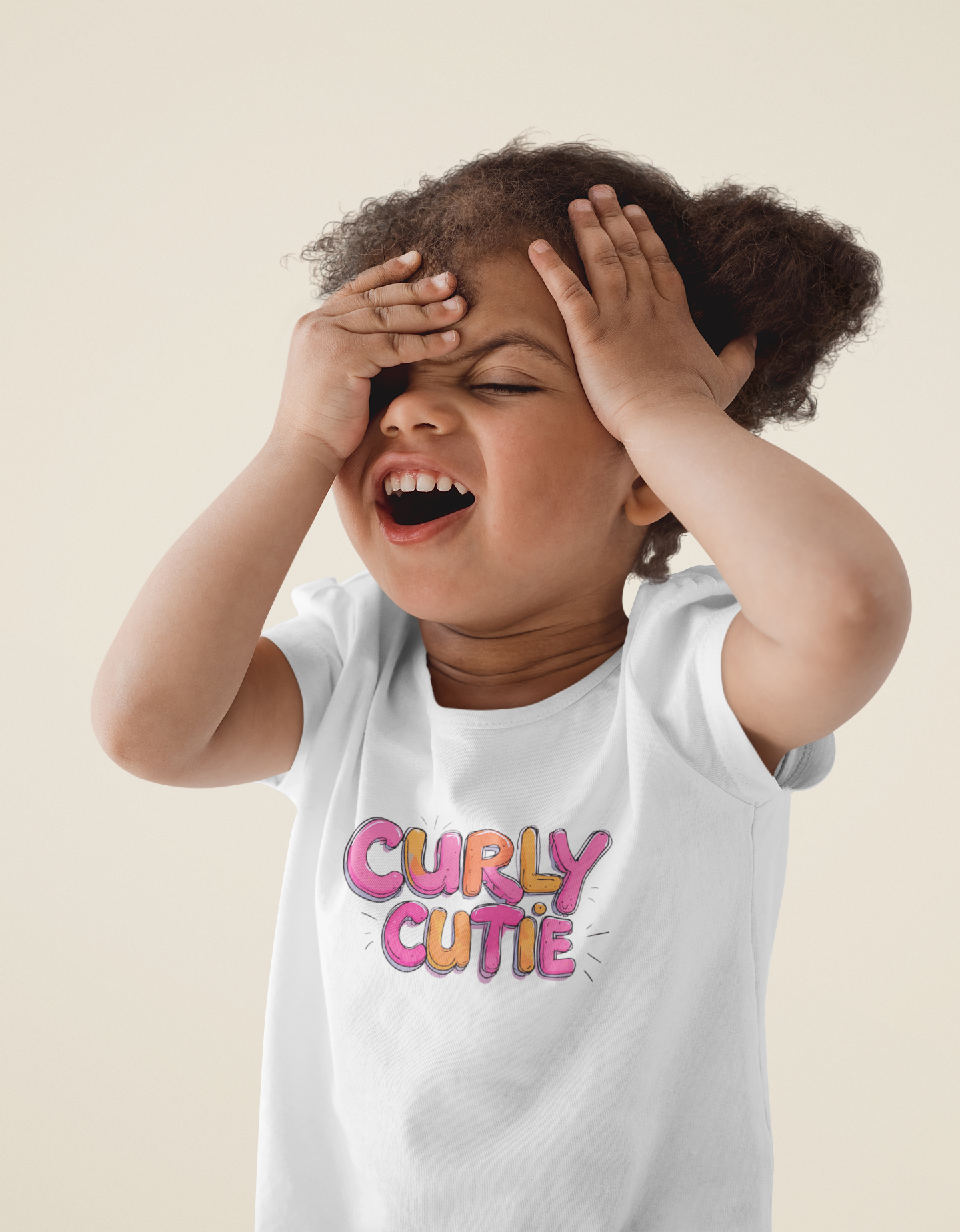 Curly Cutie Toddler Tee