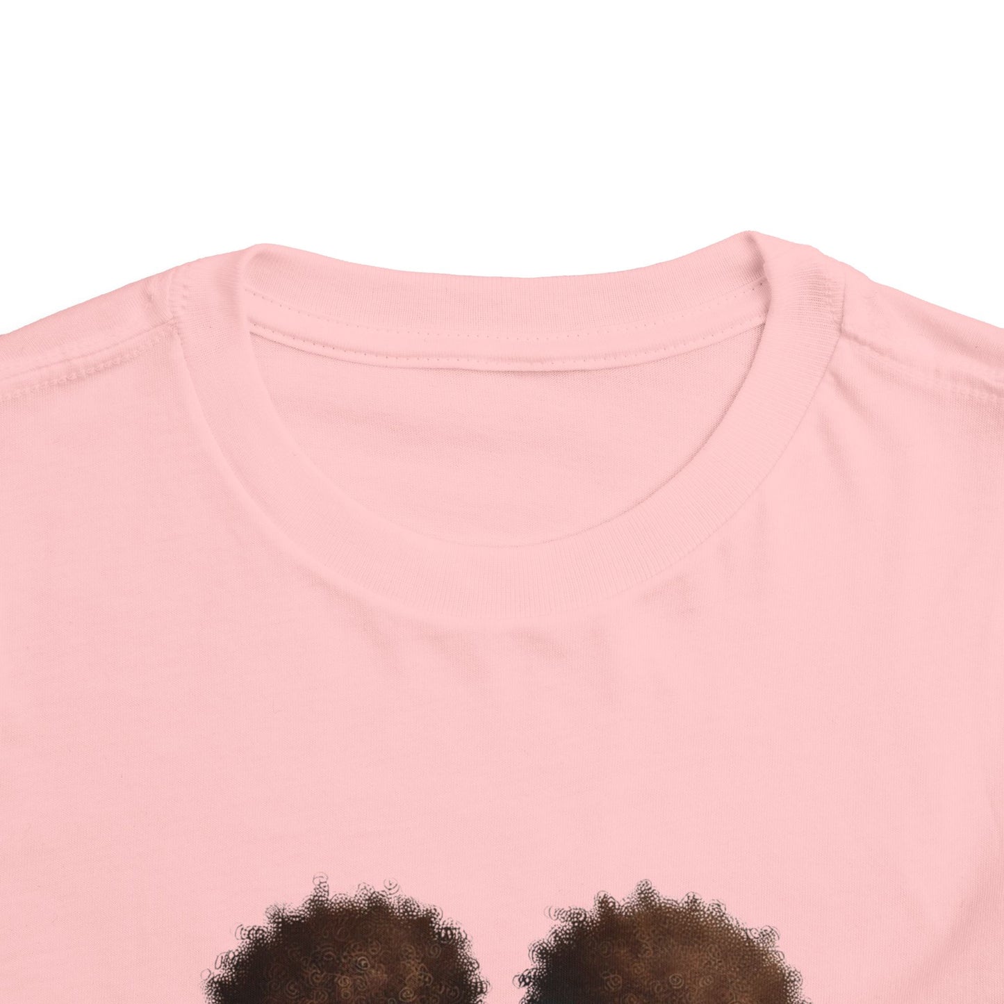 Toddler Tee - Cute and Playful Afro Puffs Girl Graphic Shirt