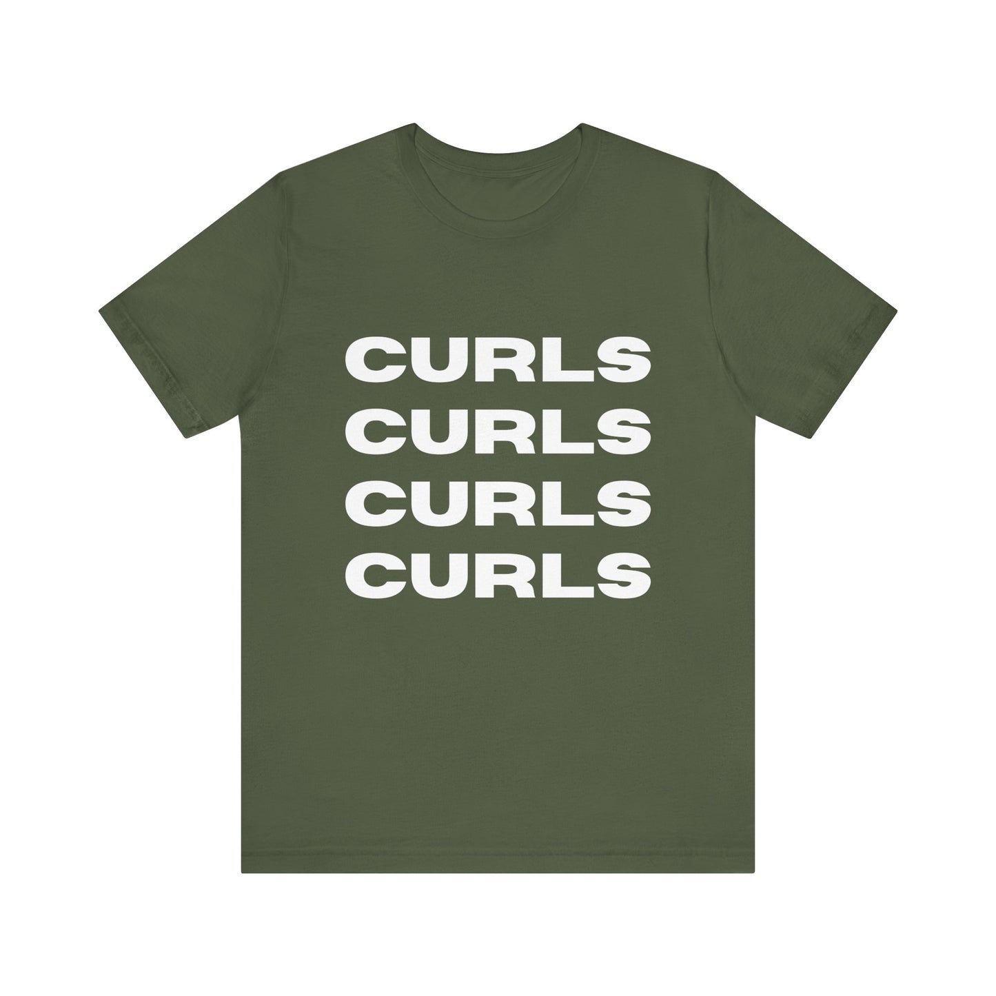 Curls Tee, Relaxed Unisex Jersey Short Sleeve Shirt, Perfect for Curly hair Friends, Everyday Wear, Gift for curly hair enthusiasts
