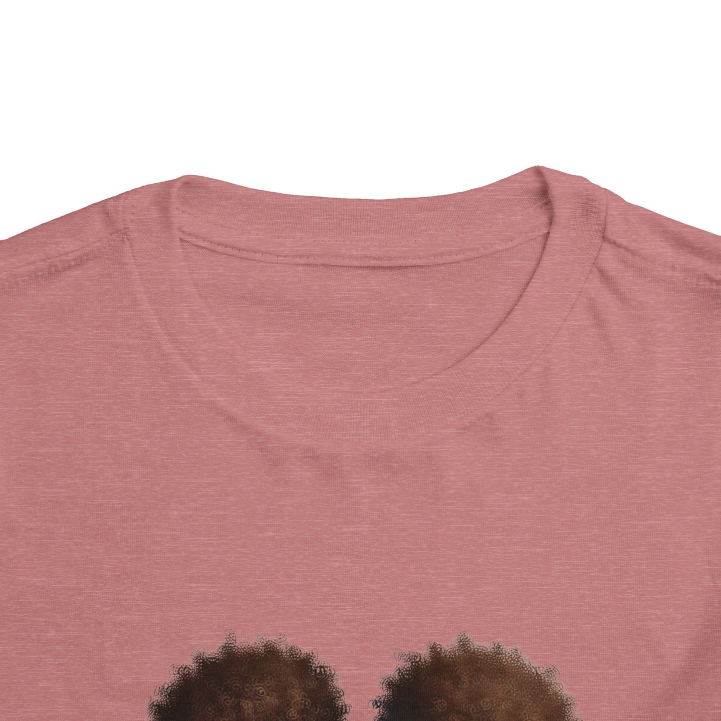 Toddler Tee - Cute and Playful Afro Puffs Girl Graphic Shirt