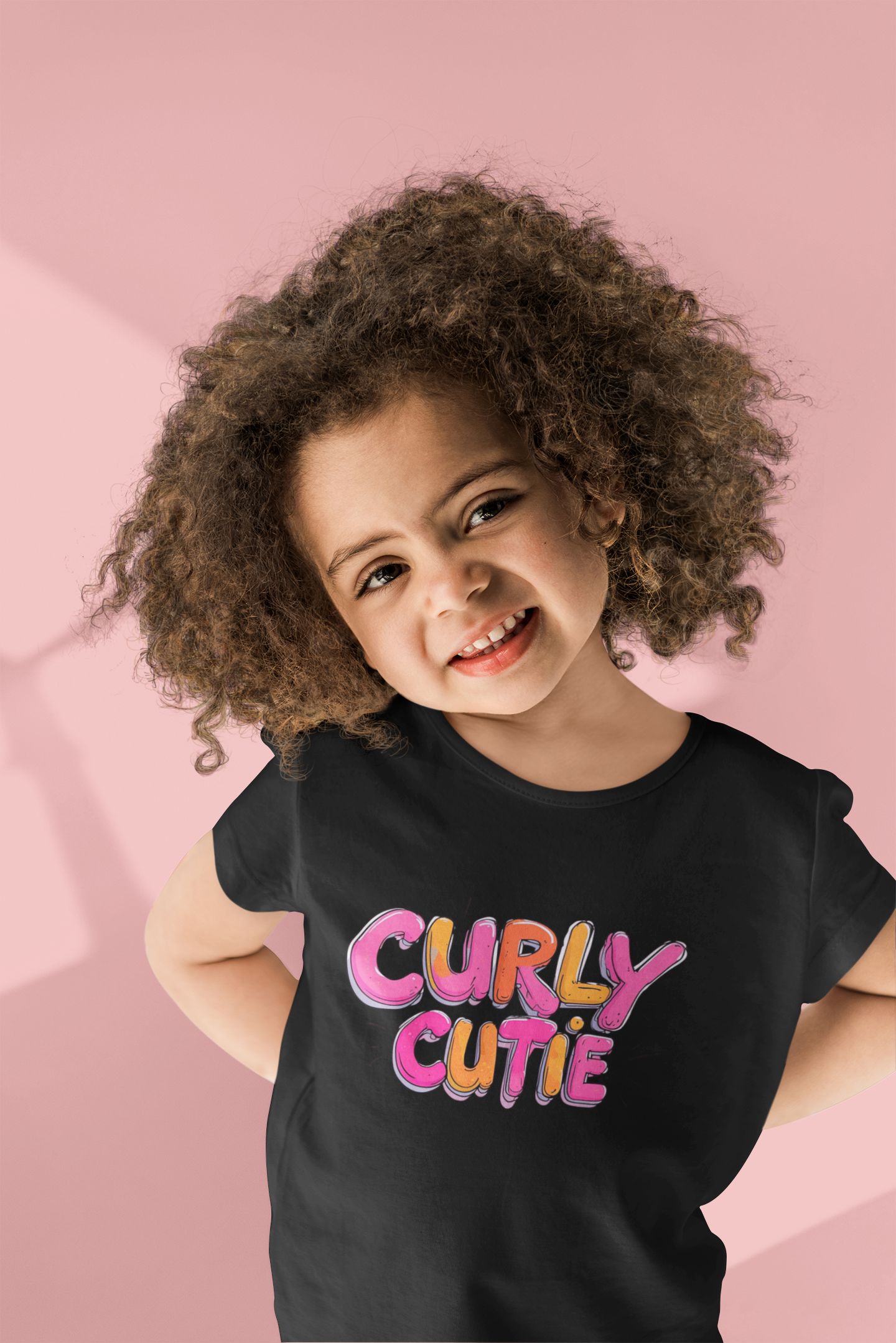 Curly Cutie Toddler Tee