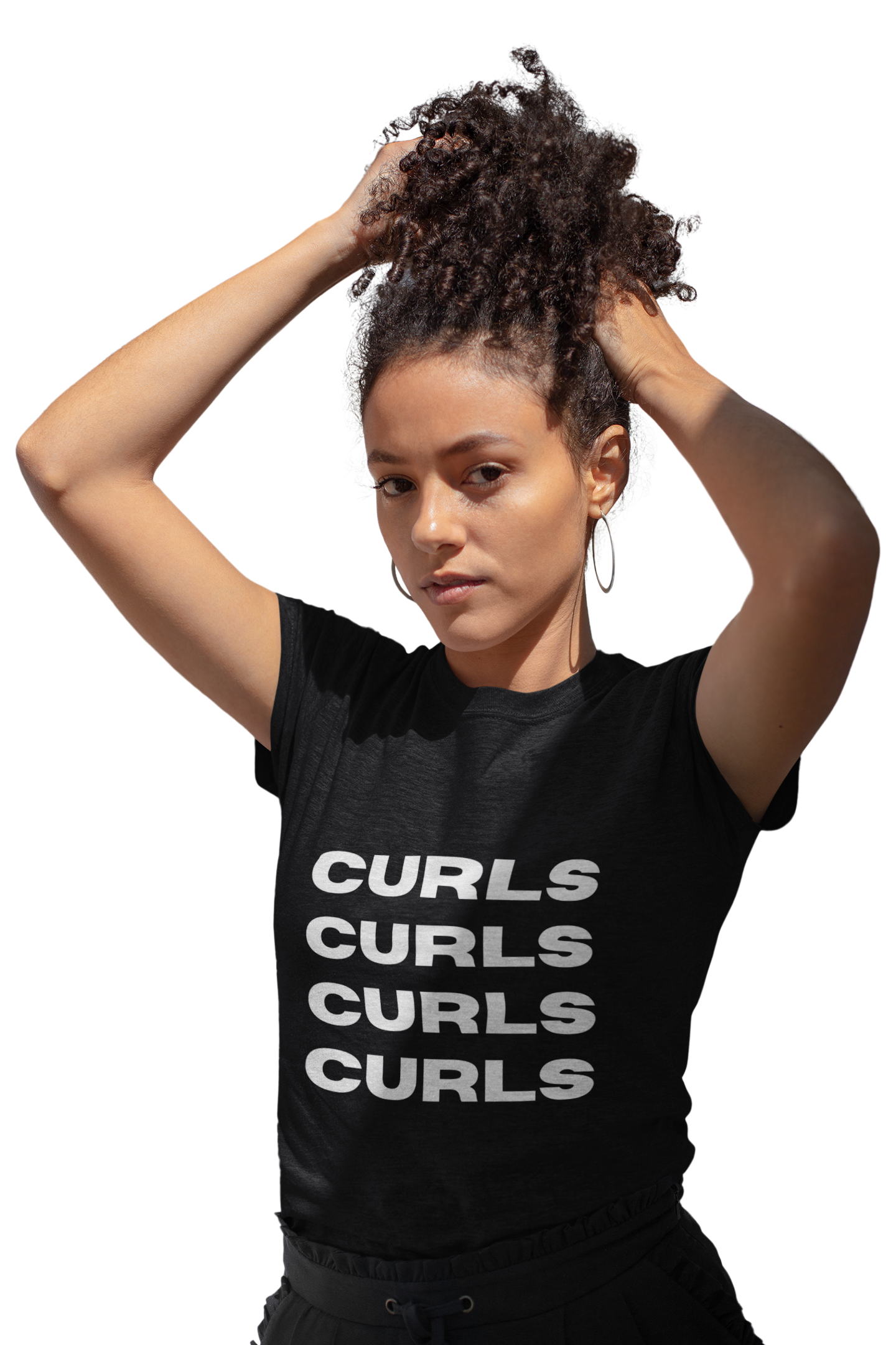 Curls Tee, Relaxed Unisex Jersey Short Sleeve Shirt, Perfect for Curly hair Friends, Everyday Wear, Gift for curly hair enthusiasts