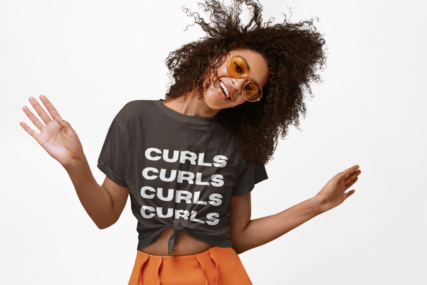 Curls Tee, Relaxed Unisex Jersey Short Sleeve Shirt, Perfect for Curly hair Friends, Everyday Wear, Gift for curly hair enthusiasts